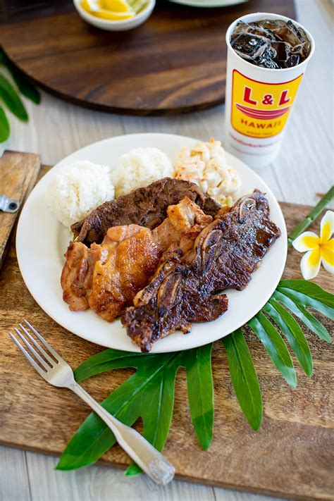 Ll hawaiian barbecue - Specialties: At L&L Hawaiian Barbecue, you will be transported to Hawai'i through the diverse flavors of the Islands and the warmth of our service. Our specialty is a unique style of Hawaiian plate lunch, featuring two scoops of rice, a hemisphere of creamy macaroni salad, and a generous helping of an aloha-infused hot entrée. Established in 1952. In the …